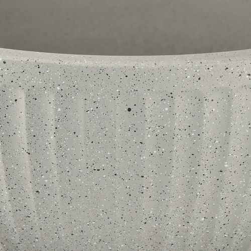 položky Miska na rostliny, melírovaný šedý plast, Ø35 cm, V16,5 cm