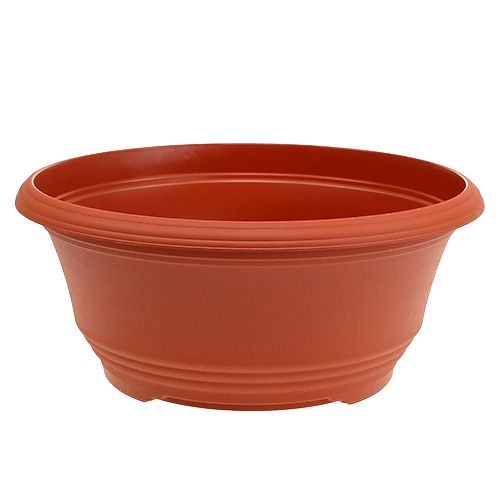 Floristik24 Plastová miska na výsadbu Ø27cm terakota 1 kus