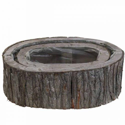 položky Truhlík na květináče dřevěná kůra L23/29,5 cm sada 2 ks