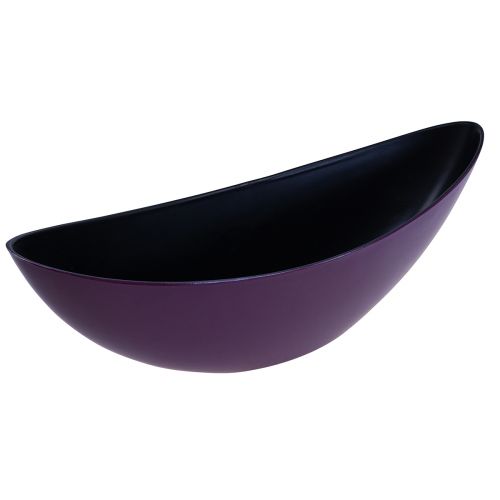 položky Dekorativní miska na rostlinnou loďku fialová 38,5cm×12,5cm×13cm