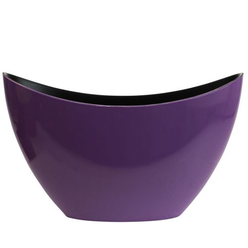 položky Dekorativní mísa na rostlinnou loď fialová 20×9cm H12cm