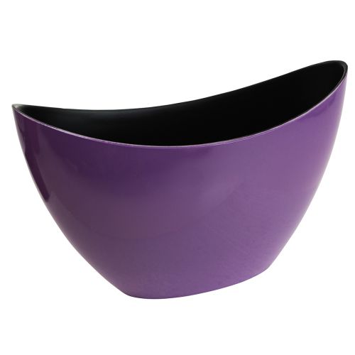 položky Dekorativní mísa na rostlinnou loď fialová 20×9cm H12cm