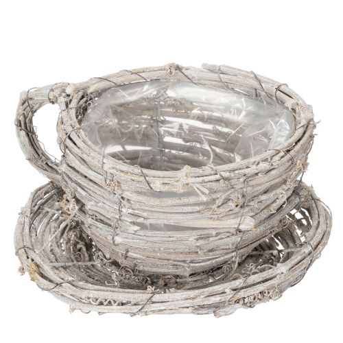 položky Šálek z přírodního materiálu s rustikálním šarmem pro exkluzivní interiérovou dekoraci 13 cm