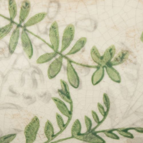 položky Keramický květináč s květinovým vzorem, dekorace do pokoje, 18 cm