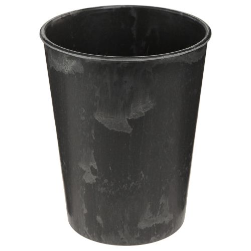 Floristik24 Květináč plastový antracit Ø13cm H16,5cm 4ks