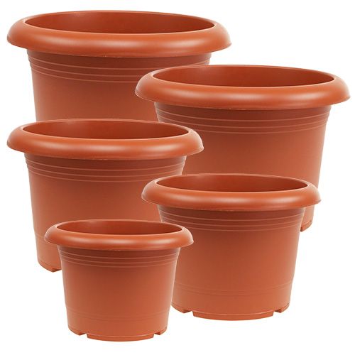 Floristik24 Květináč “Oliver” terakota Ø15cm - 45cm, 1ks