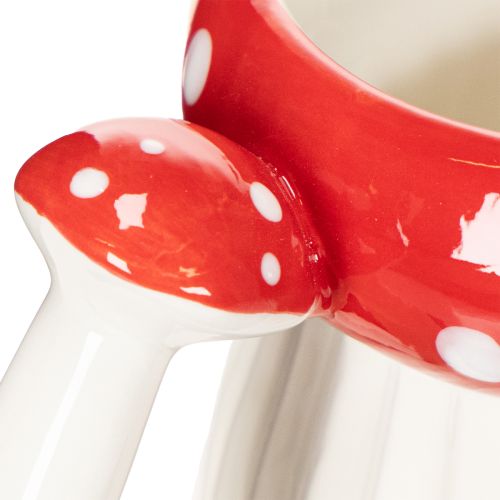 Keramický hrnek s motivem muchomůrky na dekoraci, 10 cm | Floristik24.cz