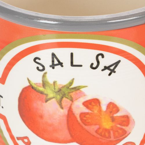 položky Dekorativní keramické květináče s motivem rajčat pro stylové bytové doplňky, 14 cm, sada 3 kusů