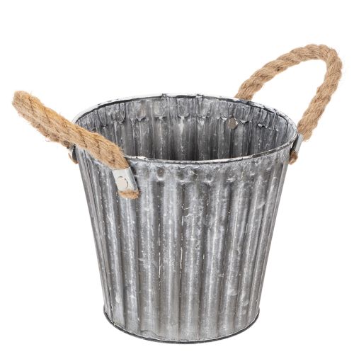 Kovový květináč, dekorativní
