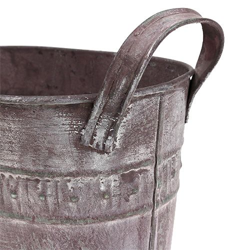 Floristik24 Květináč oválný 20 cm x 12 cm H14 cm fialový