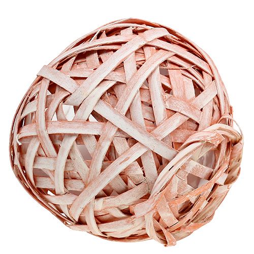 Floristik24 Květináč z hranolků Ø15cm H14cm oranžová