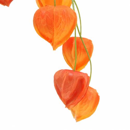 Floristik24 Větev Physalis umělá oranžová 78cm