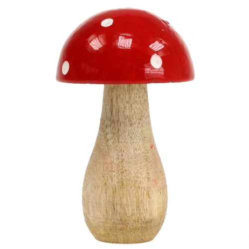 Floristik24 Muchomůrka ze dřeva červená 11,5cm