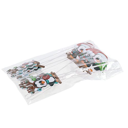 Floristik24 Tučňák na špejli 8,5cm 16 ks