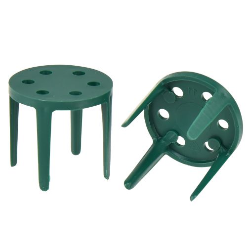 položky Pinholder držák květinového aranžmá na květinovou pěnu zelený 3cm 50 ks