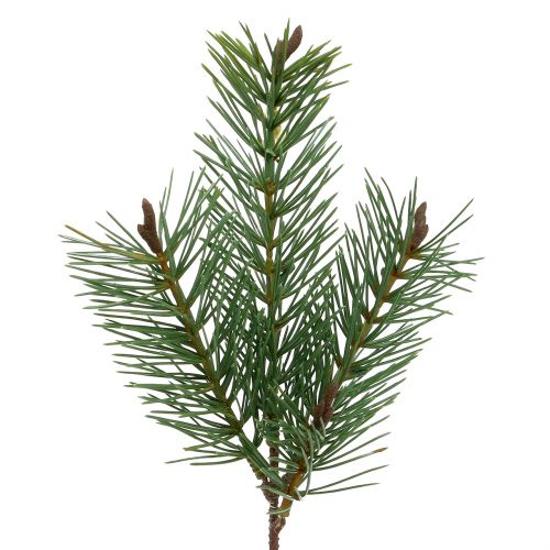 Floristik24 Umělá borovicová větev zelená 33cm 4ks