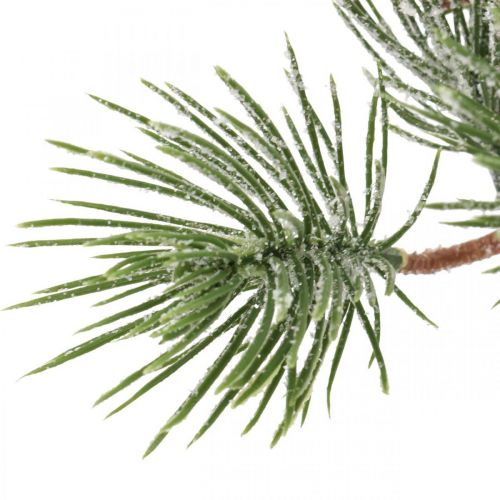 položky Vánoční větve umělá borovicová větev zasněžená 30cm 6ks