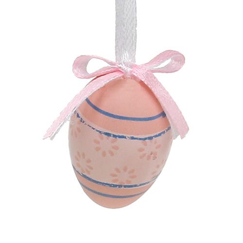 Floristik24 Plastová vajíčka na zavěšení 4cm modro-růžový mix 36ks