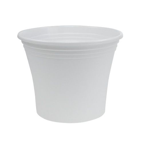 Plastový hrnec “Irys” bílý Ø19cm H16cm 1 ks