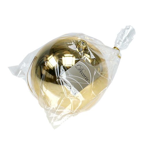 položky Plastová koule zlatá malá Ø14cm 1 kus