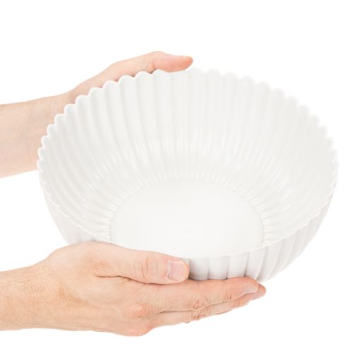 Dekorativní miska, žebrovaná, velká velikost 25 cm | Floristik24.cz