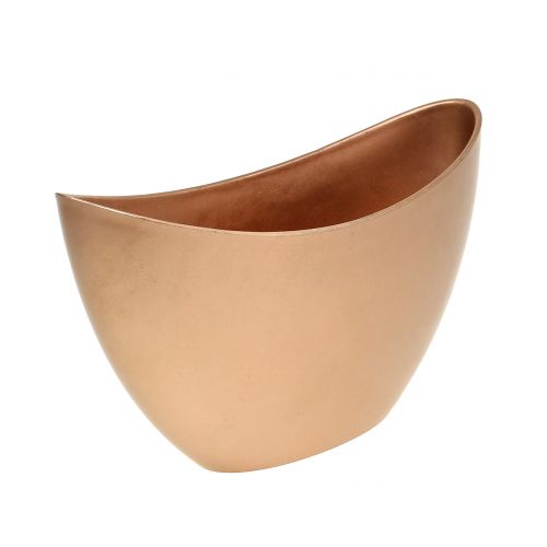 Floristik24 Dekorativní miska měděná 20cm x 9cm H12cm 1 kus