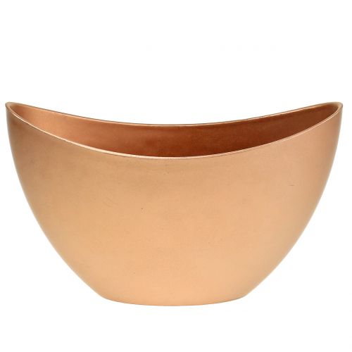 Floristik24 Dekorativní miska měděná 20cm x 9cm H12cm 1 kus