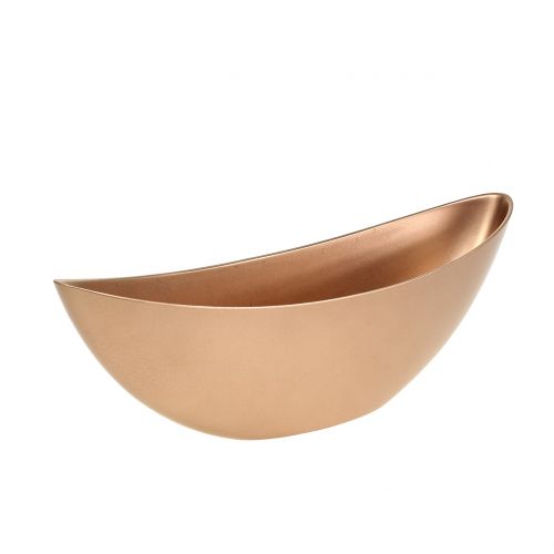 Floristik24 Dekorační miska měděná 39cm x 12cm H13cm 1 kus