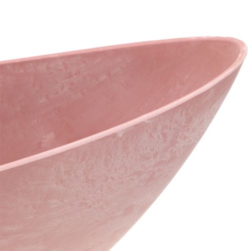Floristik24 Dekorativní miska, miska na rostliny, růžová 55cm x 14,5cm H17cm