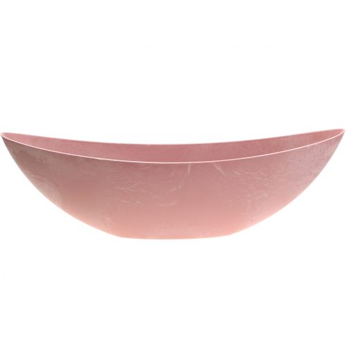 Floristik24 Dekorativní miska, miska na rostliny, růžová 55cm x 14,5cm H17cm