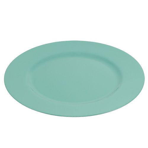Floristik24 Plastový talíř Ø33cm tyrkysový