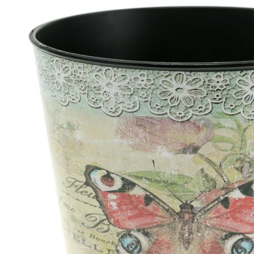 Floristik24 Květináč vintage motýl Ø13cm