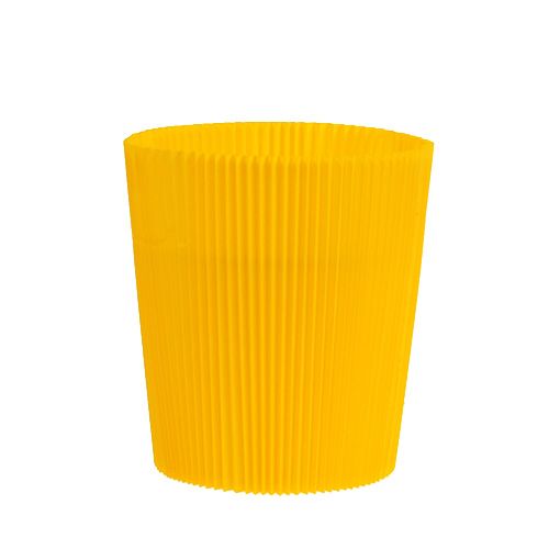Plisované manžety žluté 12,5cm 100 kusů