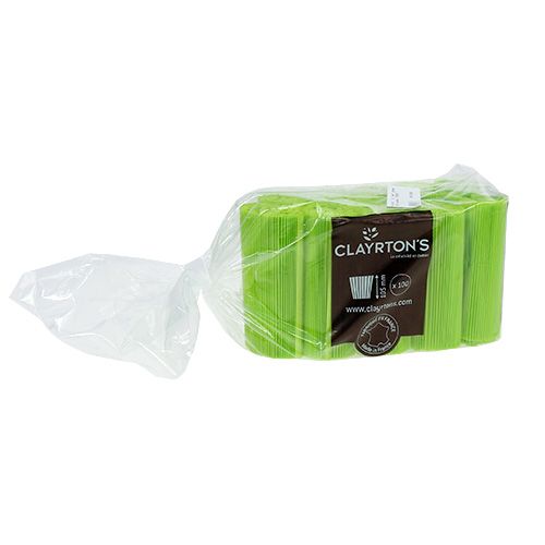 položky Plisované manžety světle zelené 10,5cm 100 kusů