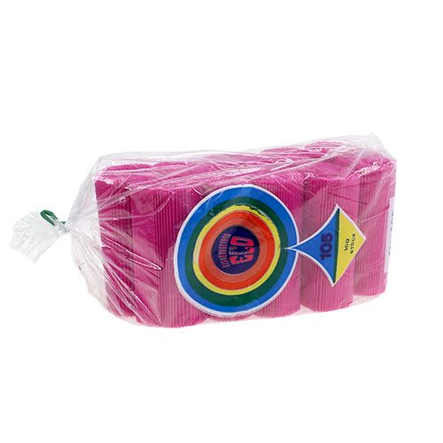 Floristik24 Plisované manžety Cerise 10,5cm 100 kusů