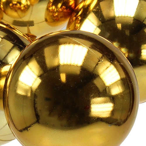 položky Vánoční koule na špejli Ø6cm zlatá 12ks