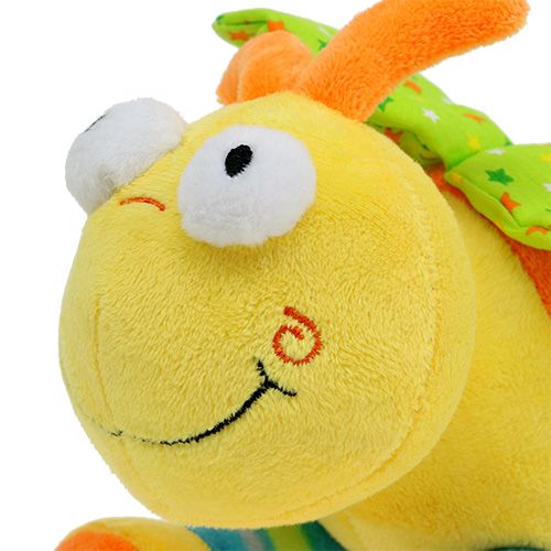 Floristik24 Plyšový motýl 22,5 cm žlutý