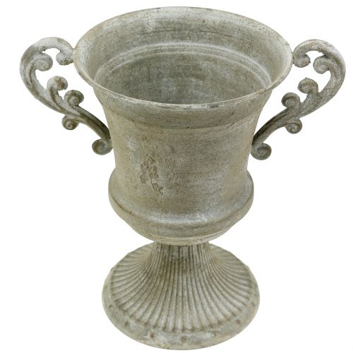 položky Starožitný šálek šedý Ø16,8cm H24,8cm