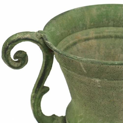 Floristik24 Trophy mísa zelená Ø11cm H19cm