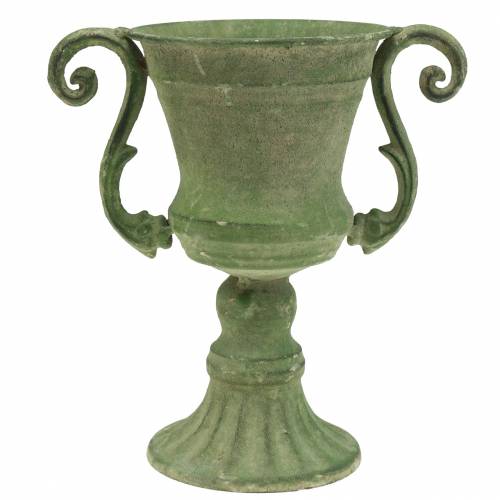 Floristik24 Trophy mísa zelená Ø11cm H19cm