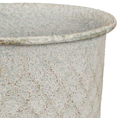 položky Váza na pohár z kovového poháru vintage v šedé barvě Ø10cm V24cm