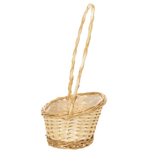 Dárkový koš cca 30 cm x 23 cm, světlá barva | Floristik24.cz