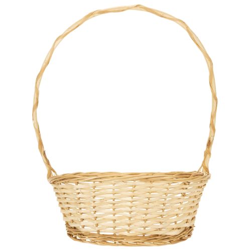 Dárkový koš cca 30 cm x 23 cm, světlá barva | Floristik24.cz