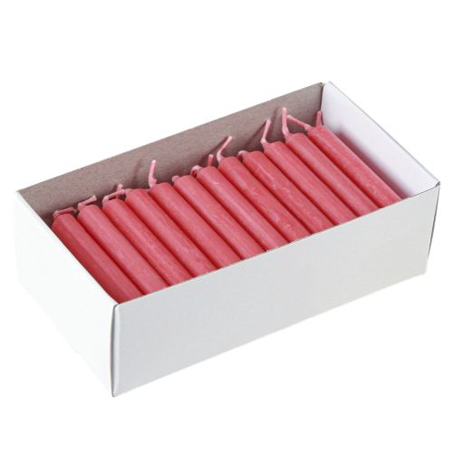 položky Svíčky pro panenky 10mm červené svíčky Wiedemann 65/10 50 kusů