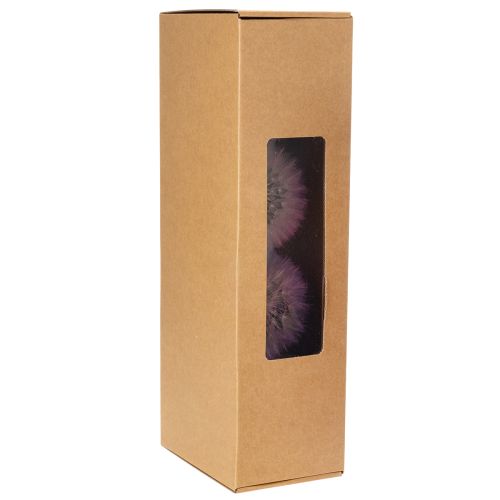 položky Dekorace z pampelišky, sušené květiny, stabilizované a barvené, jemné, odolné, 12 cm, 4 kusy