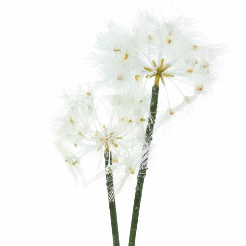 Floristik24 Umělá luční květina obří pampeliška bílá 57cm