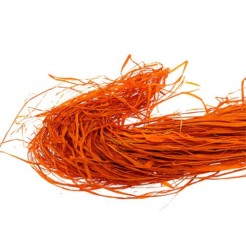 Floristik24 Raffia, flair Orange 250gr