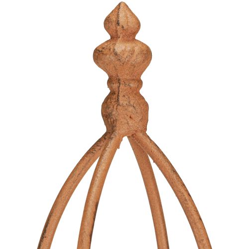 Floristik24 Trellis Metal Rust Look Obelisk 69/86cm Sada 2 ks