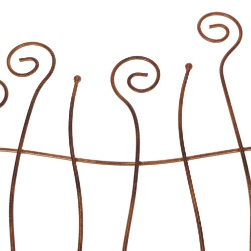 položky Trellis, pomůcka na lezení, zakřivený kov, umělecká zahradní dekorace, 72 cm