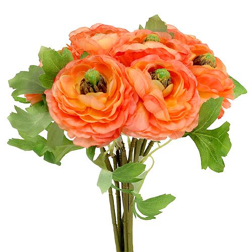 Floristik24 Ranunculus oranžový 27cm 8ks